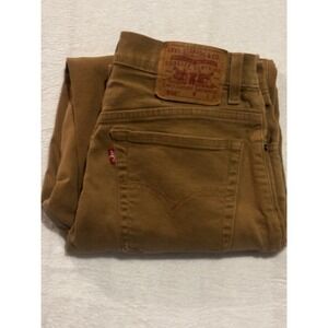 Levi's 550 Jeans Brown 12R Women's Relaxed  Brown Cowgirl Stretch Tapered Leg